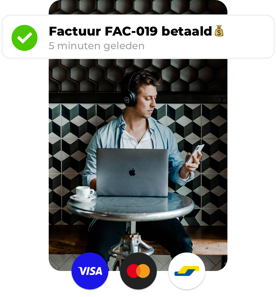 <mark data-aos="highlight-text" data-aos-delay="250">Factuur maken?</mark> Eenvoudig en professioneel.