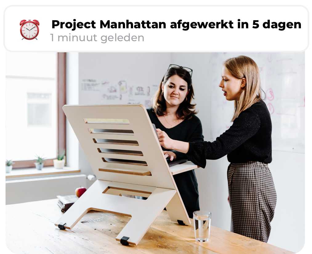 <mark data-aos="highlight-text" data-aos-delay="250" class="aos-init aos-animate">Project management software</mark> geliefd door KMO's</mark>