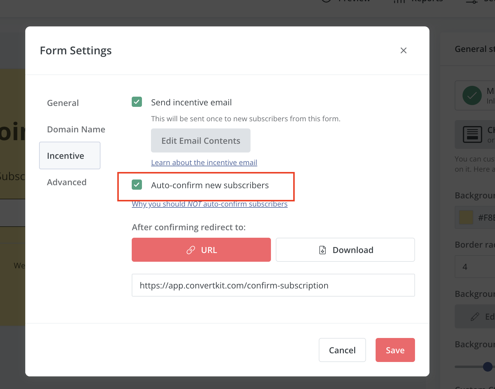 convertkit-form-settings